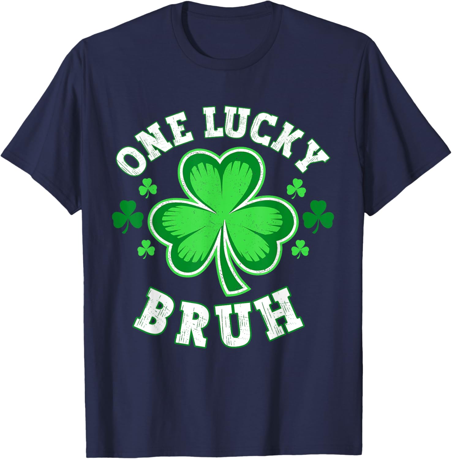 One Lucky Bruh St Patrick's Day Leprechaun T-Shirt for Fun Celebrations - 12