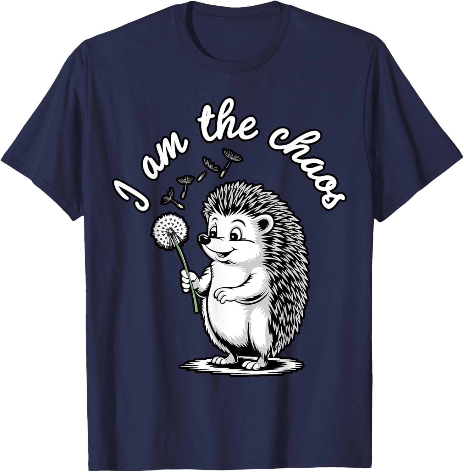 Funny Hedgehog Dandelion T-Shirt for Sarcastic Animal Lovers - 25