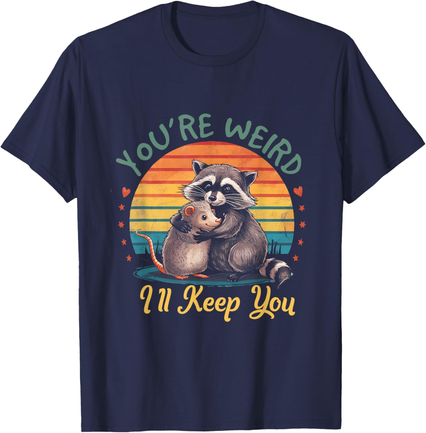 Celebrate Your Weirdness with Our Fun You Are Weird I'll Keep You T-Shirt - 2