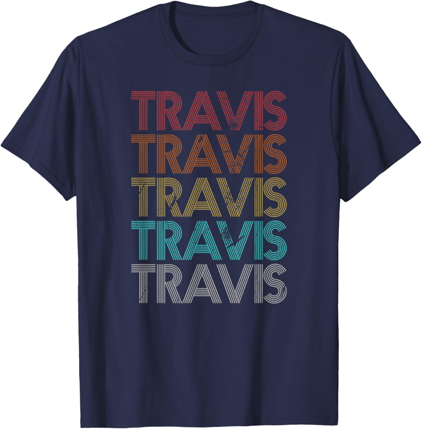 Retro Vintage Travis T-Shirt for Men and Women – Classic Style Wear - 11