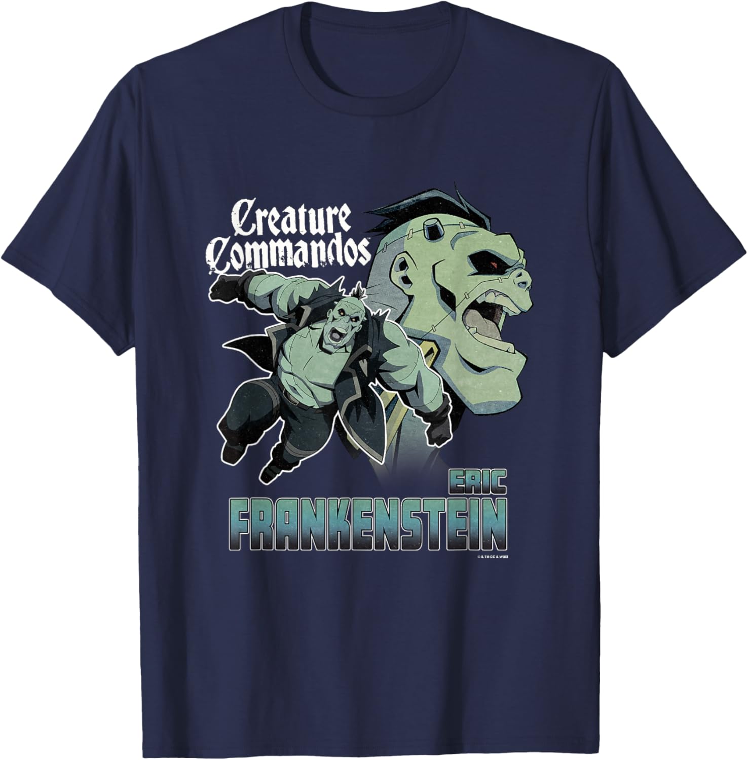 Creature Commandos Eric Frankenstein Showcase T-Shirt for Fans and Collectors - 4