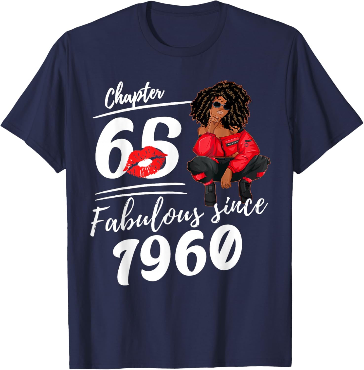 Fabulous Since 1960 65th Birthday Queen T-Shirt for Women - 5