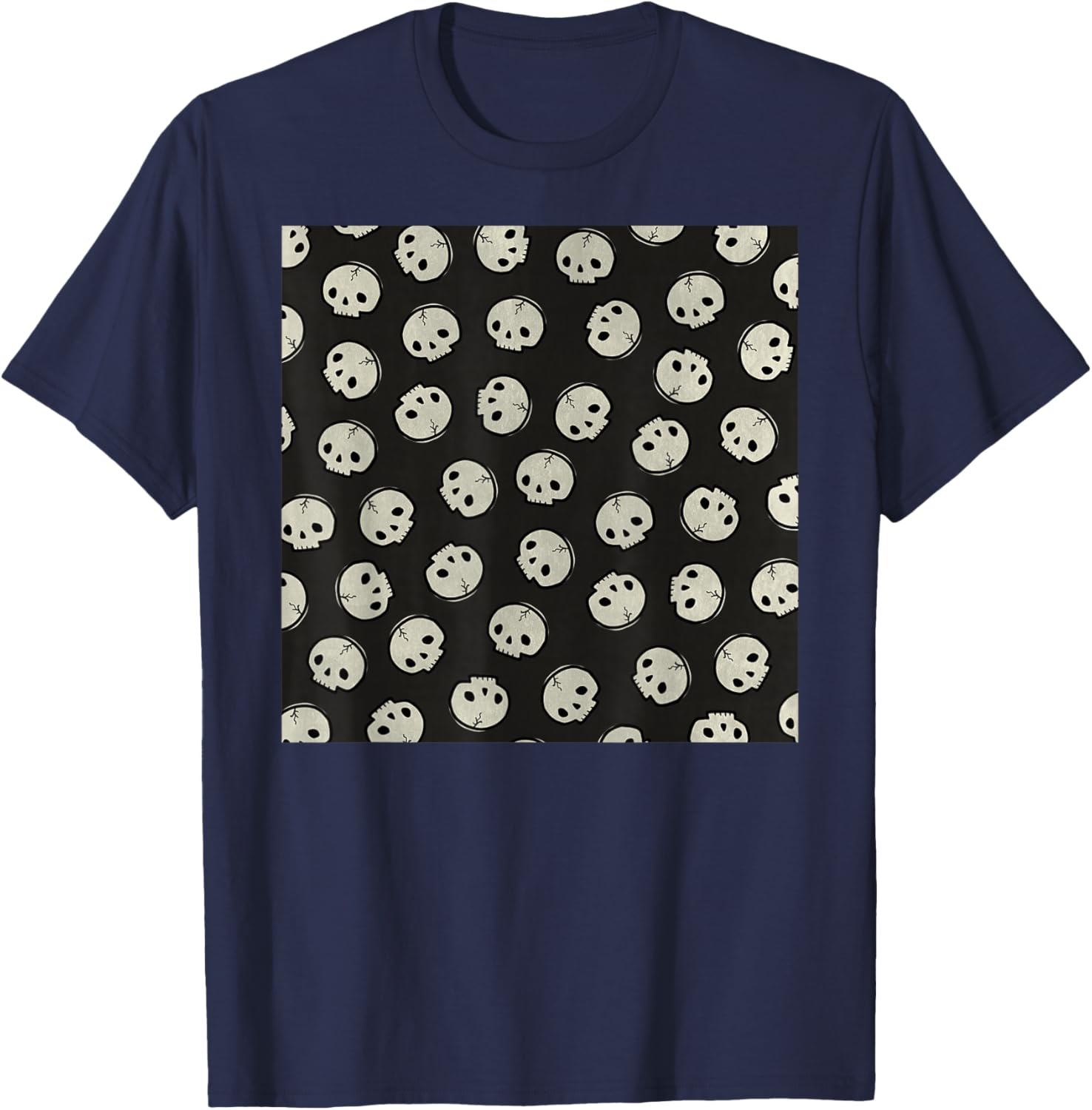Trendy Cecelia Hotzler Skull Pattern Graphic T-Shirt for Unique Style - 18