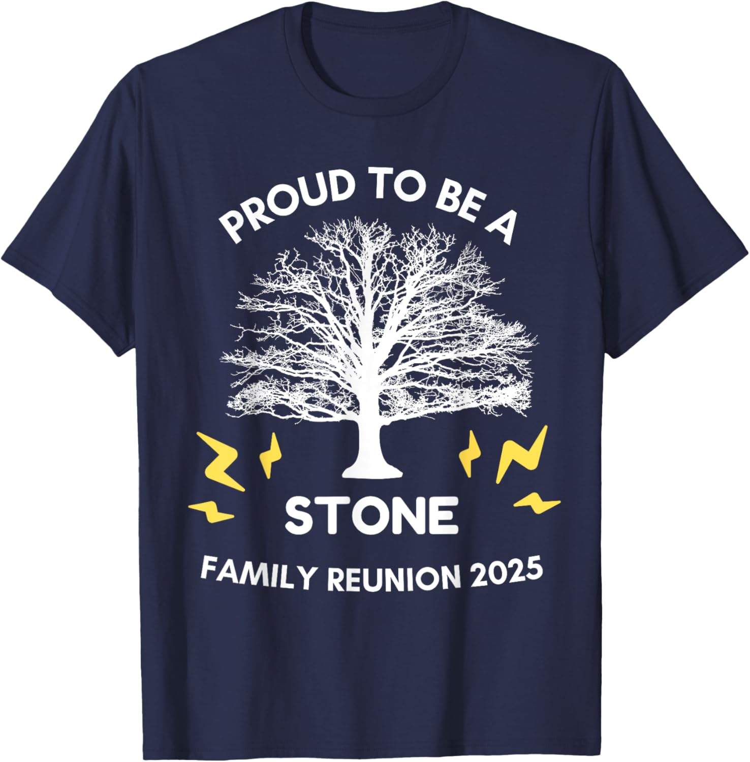 2025 Stone Family Reunion T-Shirt Family Tree Matching Design - 5