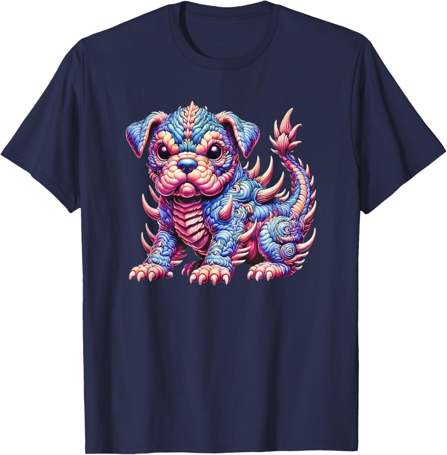 Imaginative Puppy Dog Monster T-Shirt Fun Chimerical Creature Design - 8