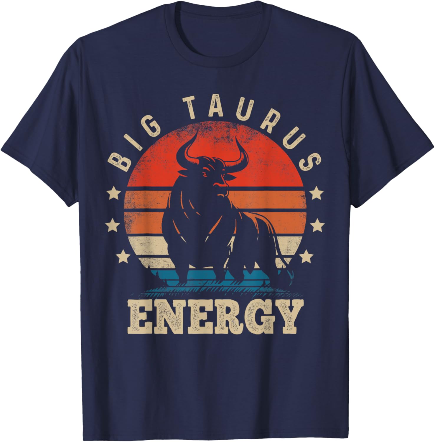 Big Taurus Energy Zodiac T-Shirt for April May Birthdays - 8