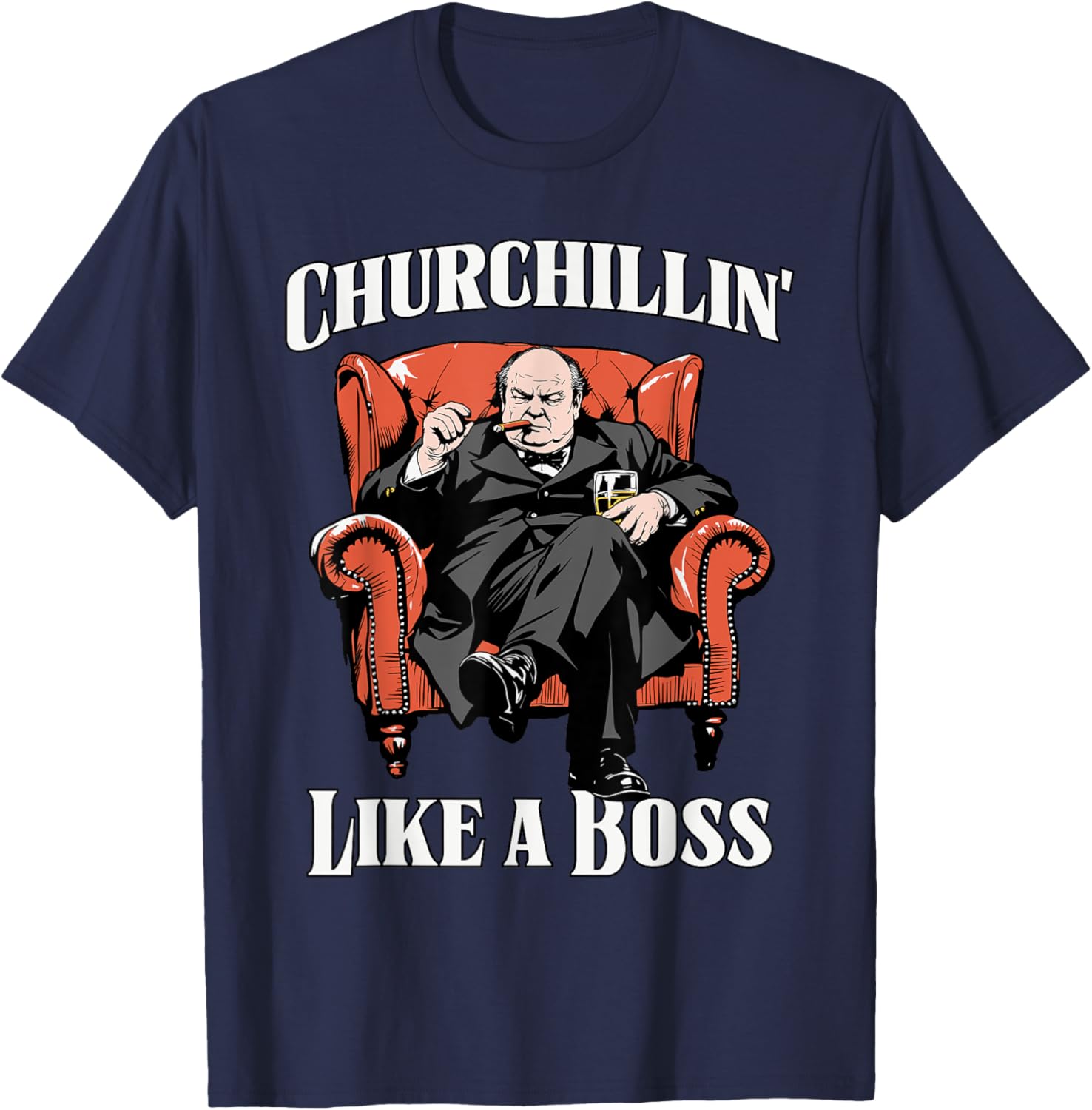 Winston Churchill Battle of Britain History T-Shirt for History Lovers - 7