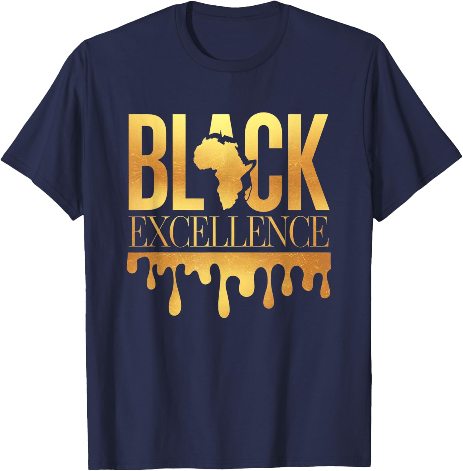 Black Excellence Afro Motivation T-Shirt for Black History Month Celebration - 11