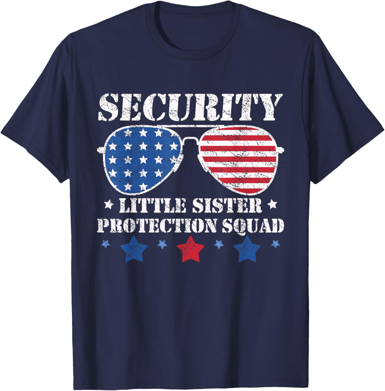 Funny Boys Brother T-Shirt Security Little Sister Protection Squad Gear - 2