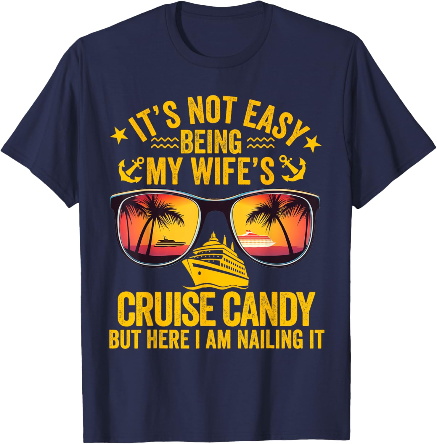 Funny Cruise Candy Husband T-Shirt for Loving Wives and Fun Adventures - 6