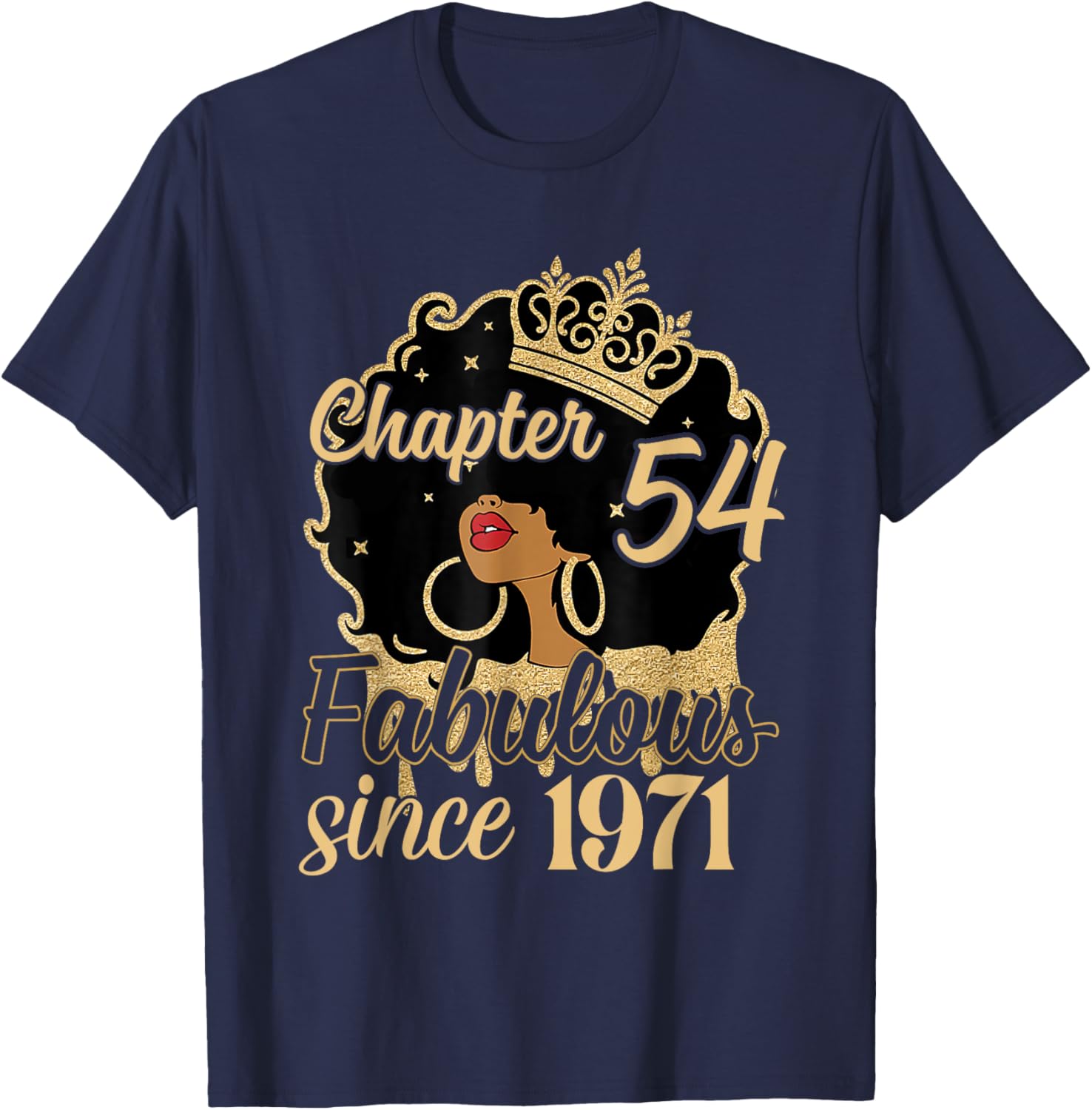 Fabulous Since 1971 54th Birthday T-Shirt for Women and Girls - 6