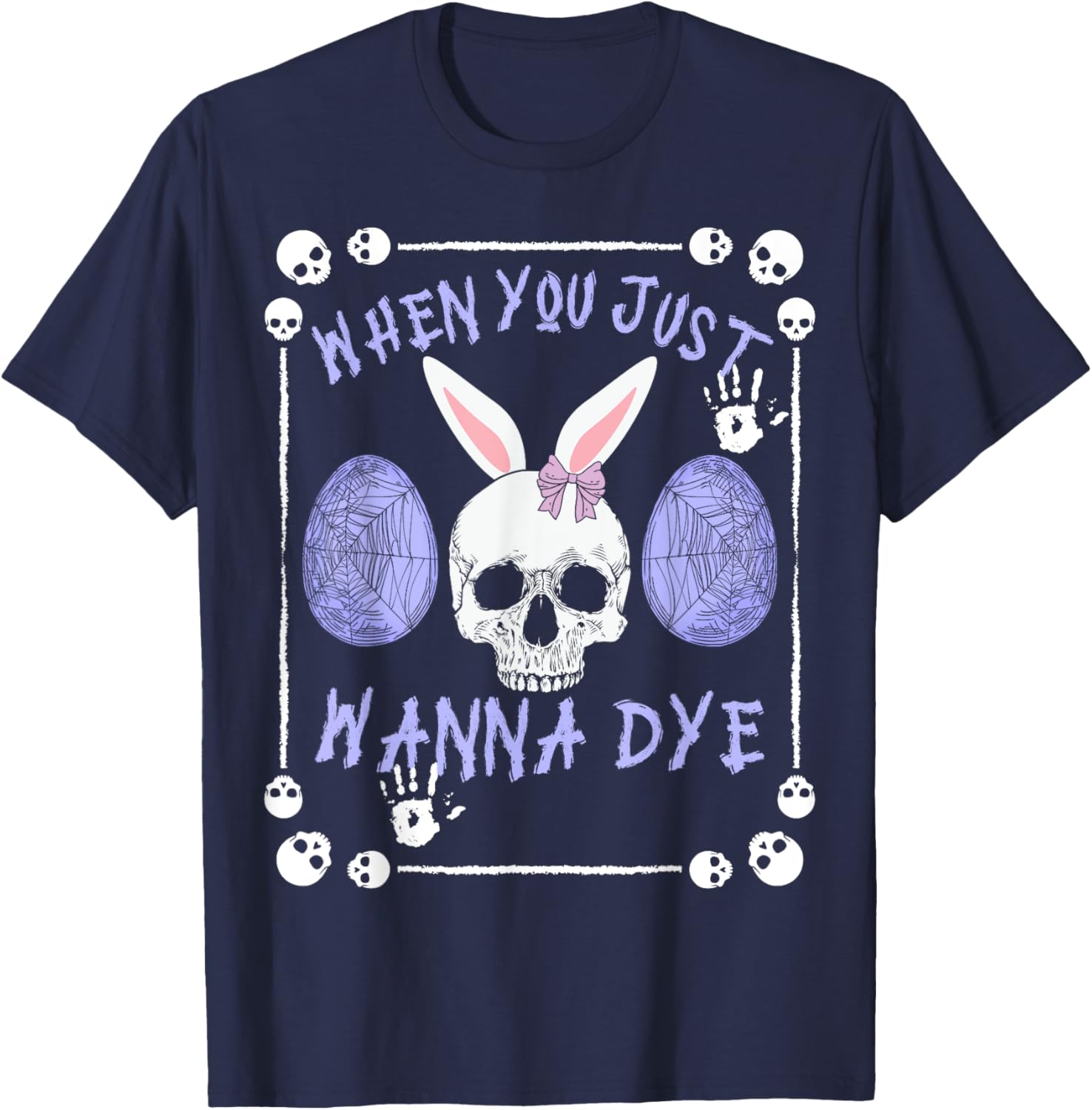 Fun Dye Skeleton Easter Eggs T-Shirt for Colorful Spring Celebrations - 7