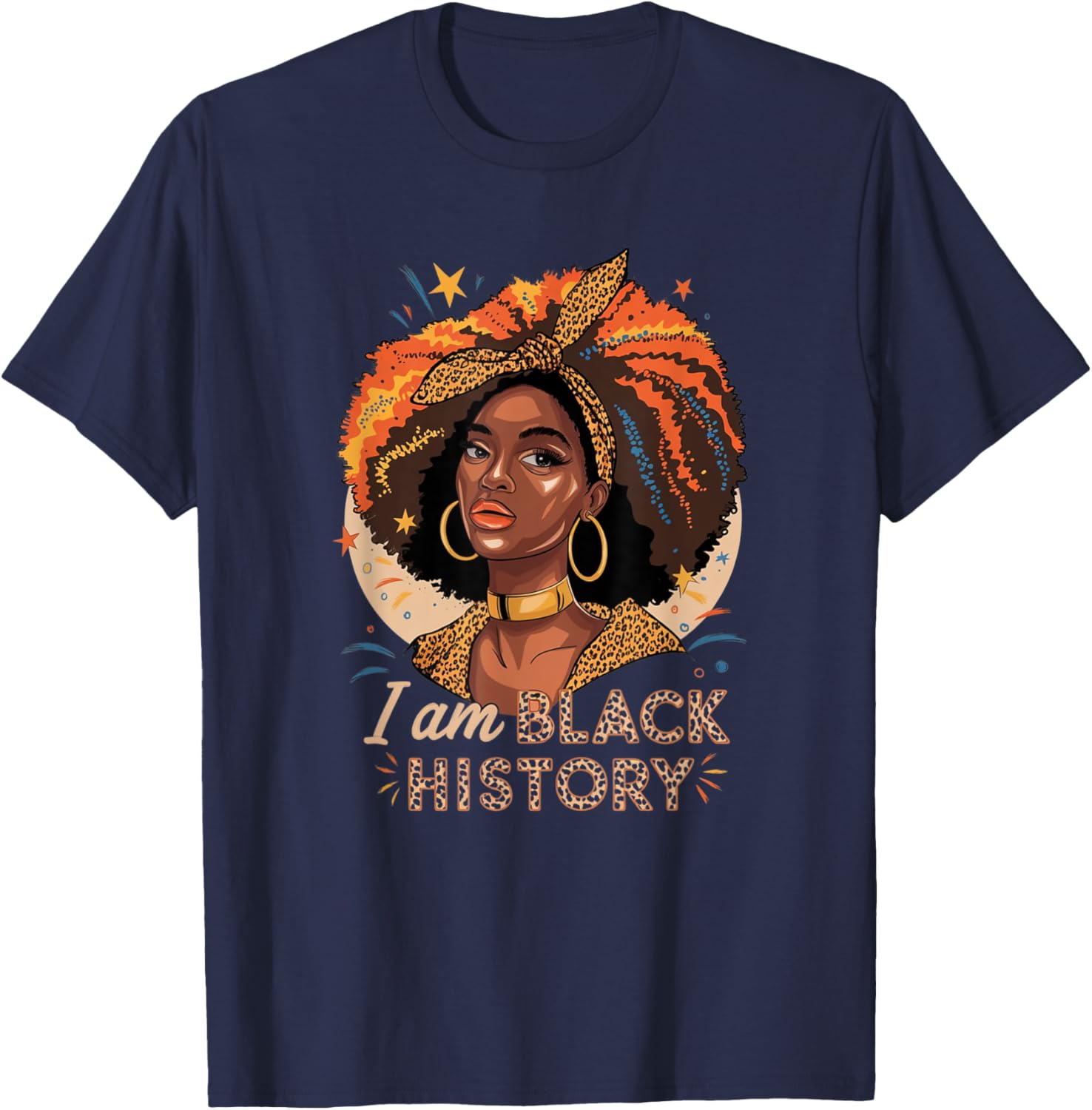 I'm Black History Afro Motif T-Shirt - Celebrate Heritage and Pride - 4