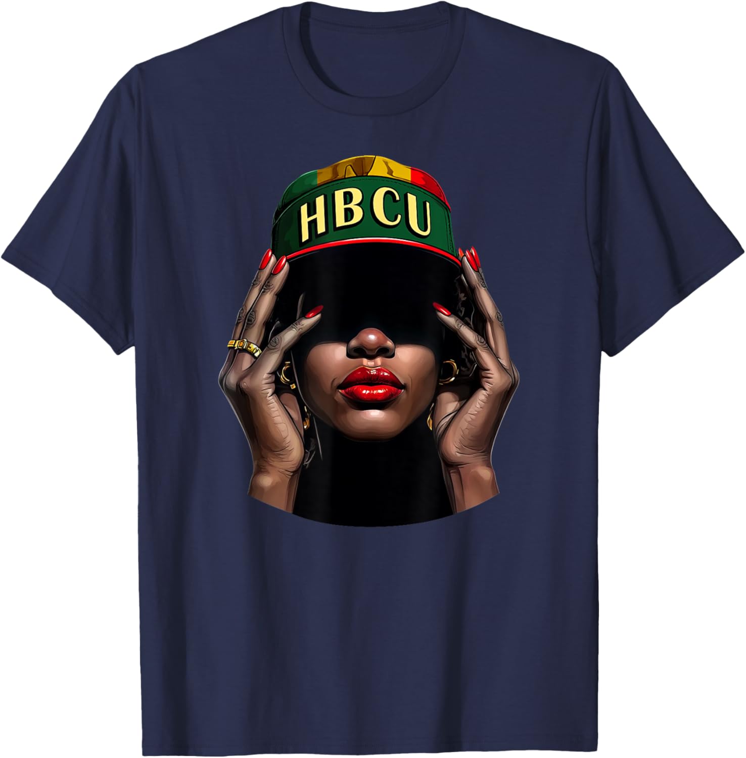 HBCU Beautiful Black Educated Girl Black History Month T-Shirt - 17