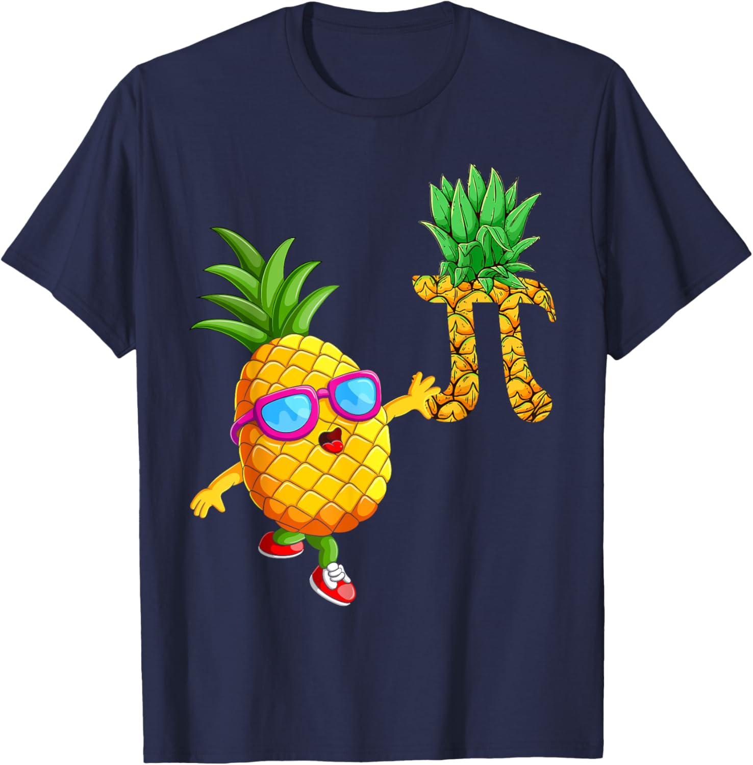 Pineapple Pi Day T-Shirt for Math Lovers and Foodies Fun Design - 18