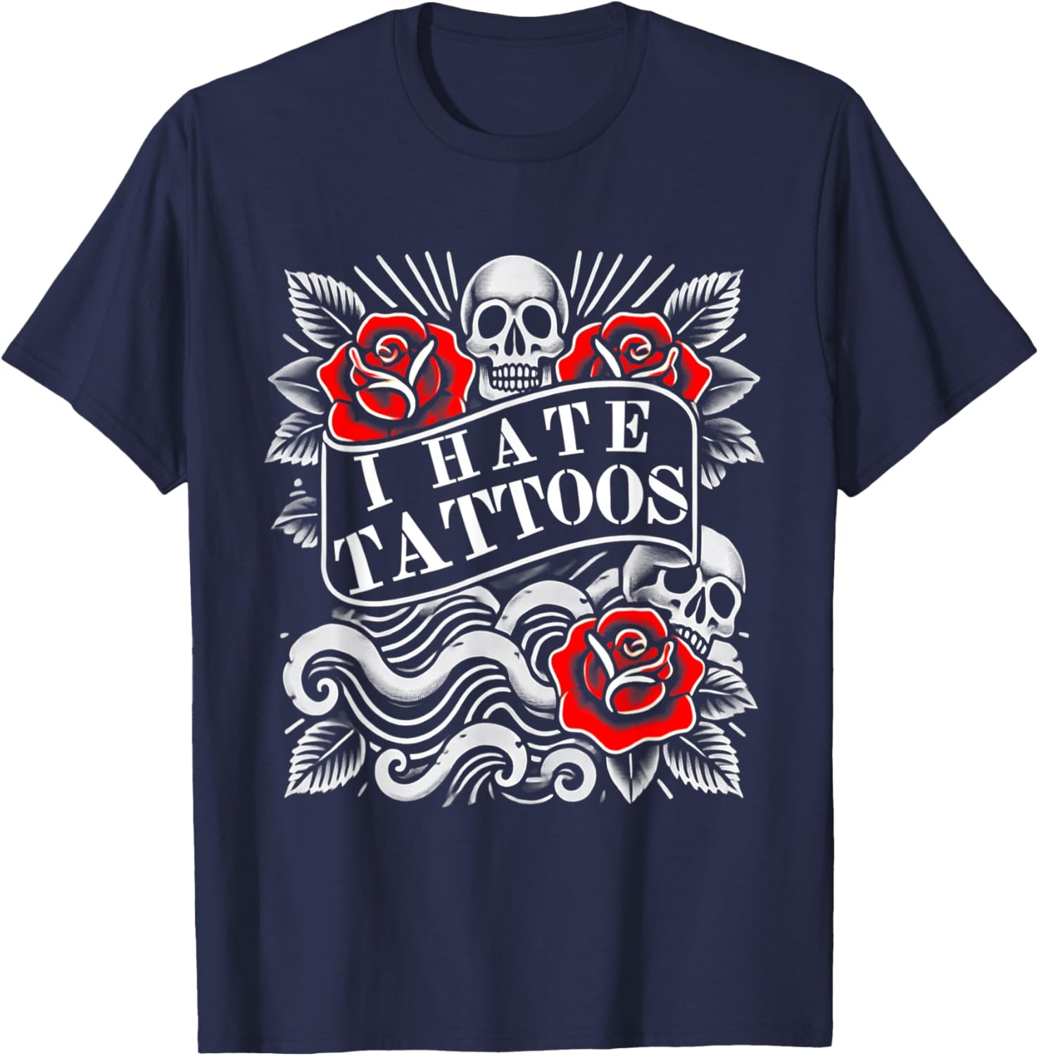 I Hate Tattoos T-Shirt for Tattoo Lovers and Artists – Unique Inked Graphic - 25