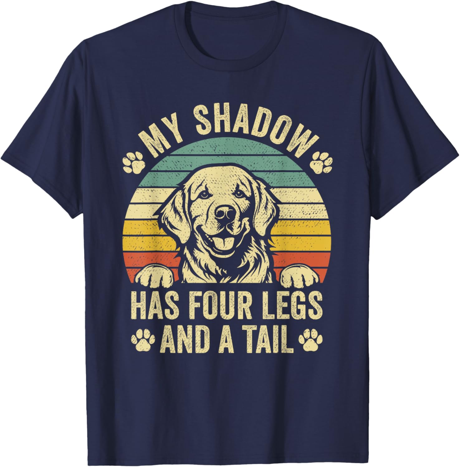 Cute My Shadow Has Four Legs And A Tail T-Shirt for Dog Lovers - 18