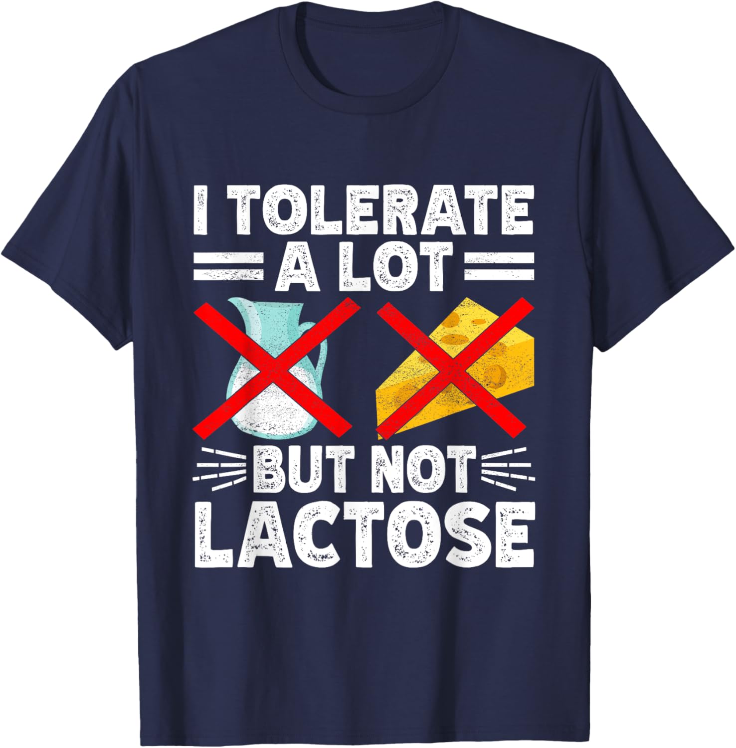 Lactose Intolerance Dairy Allergy T-Shirt for Comfortable Everyday Wear - 8