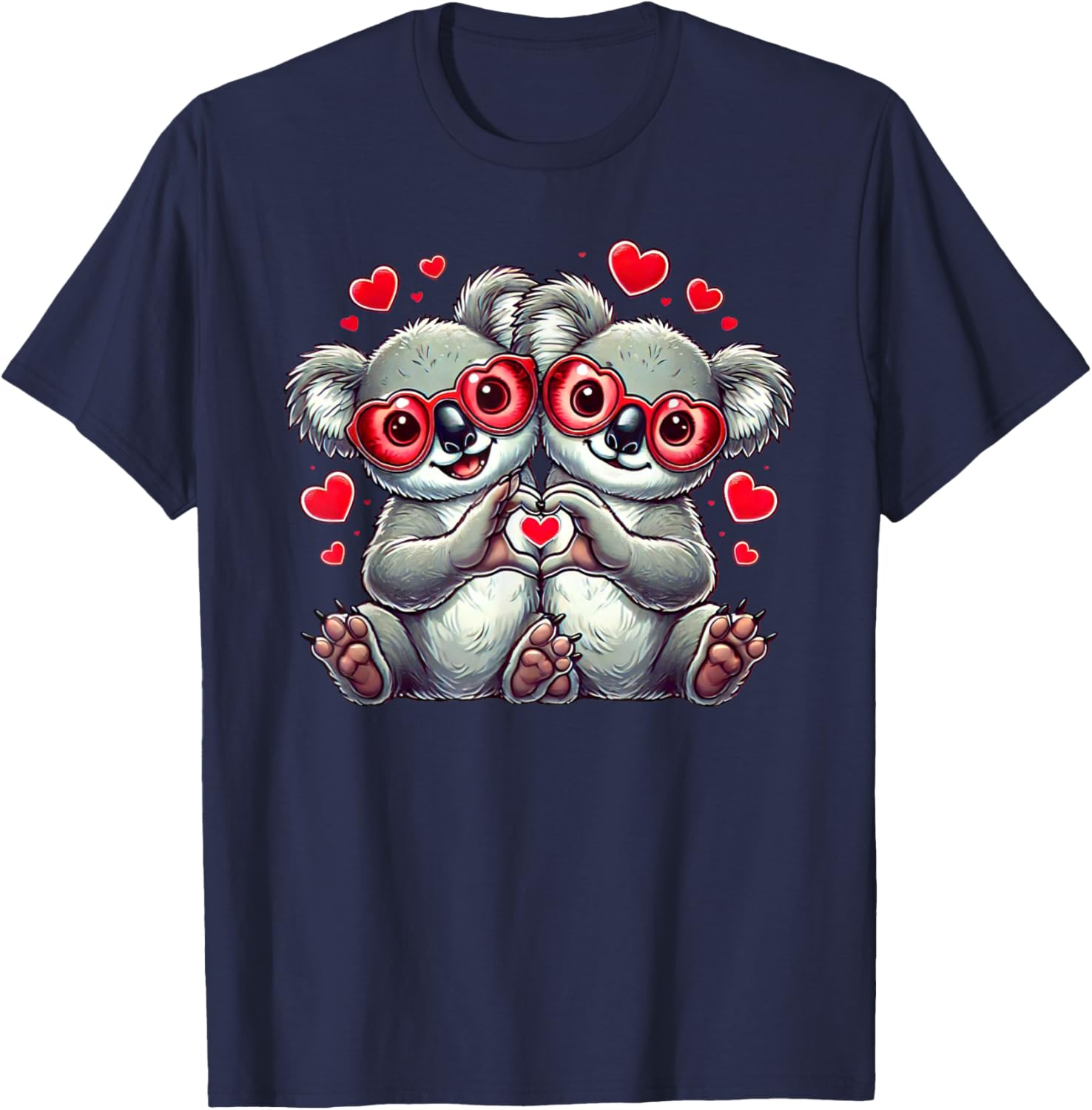 Funny Koala Heart Sign T-Shirt for Everyone - Perfect Valentine Gift! - 3