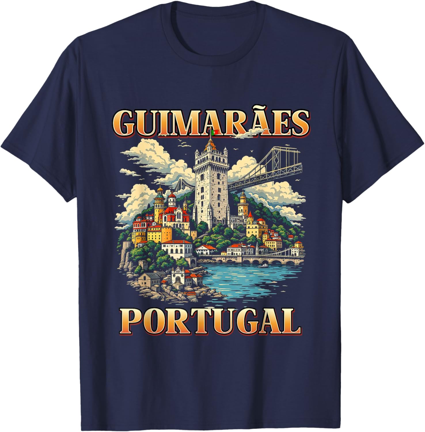 Guimaraes Souvenir T-Shirt for Portugal Travel Memories - 18