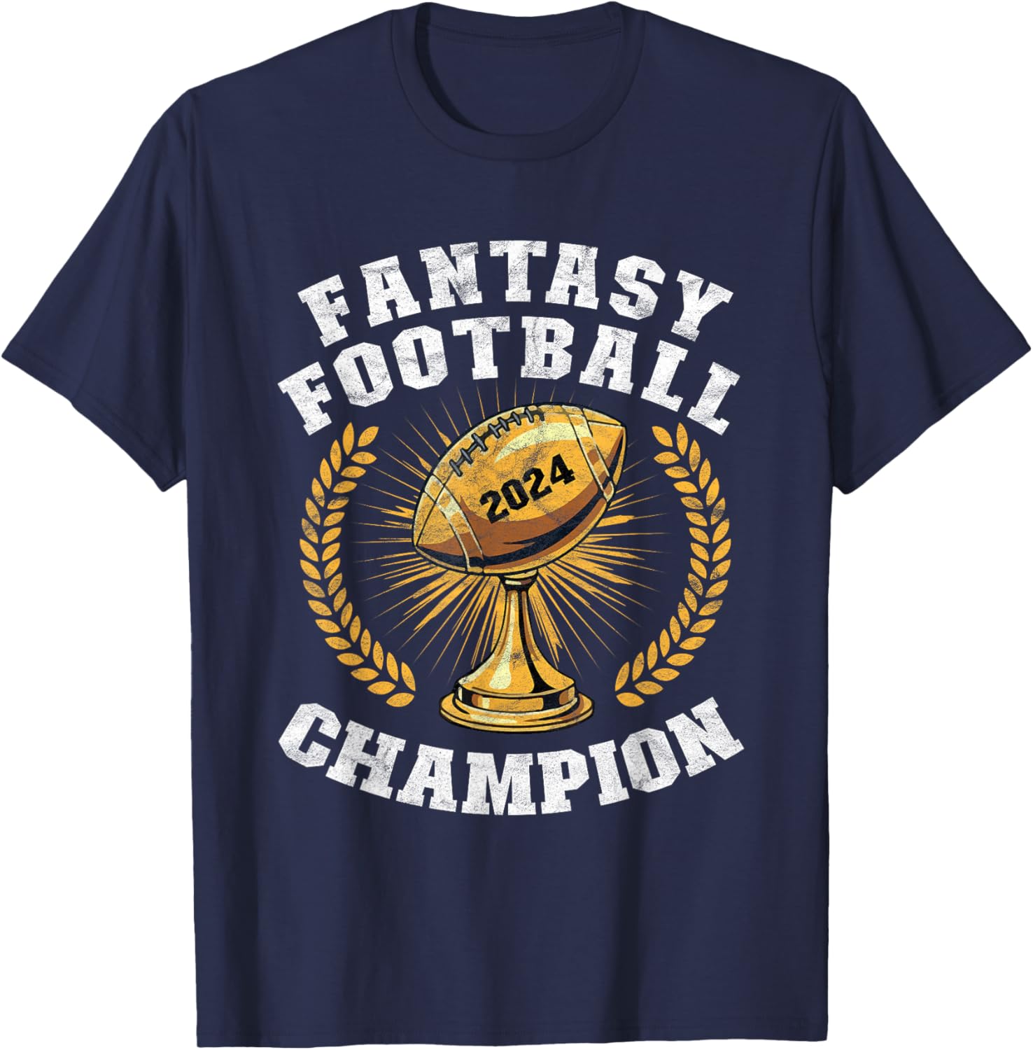 Fantasy Football Champion T-Shirt 2024 for Men and Boys Gift - 13