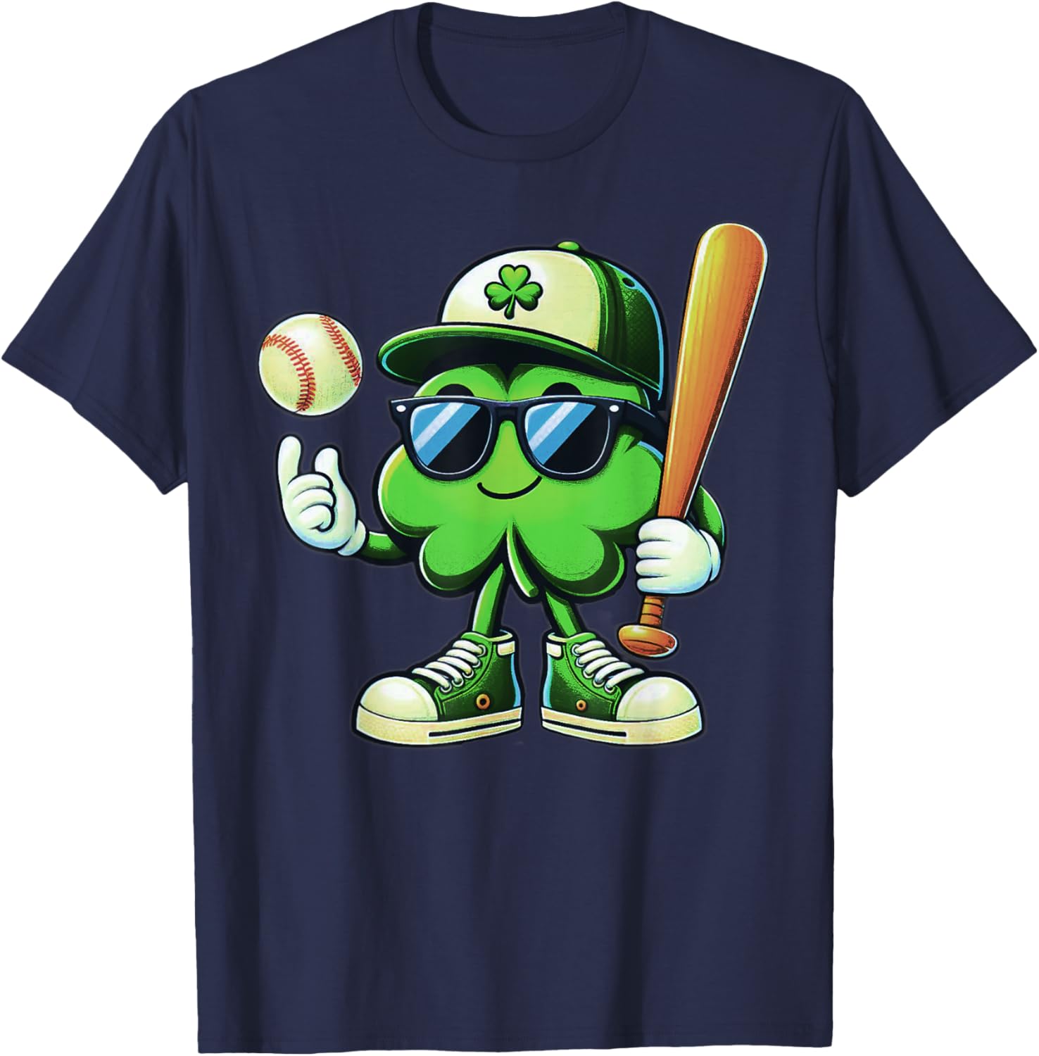 Funny Shamrock Baseball Shirts for Boys Kids St Patricks Day T-Shirt - 26
