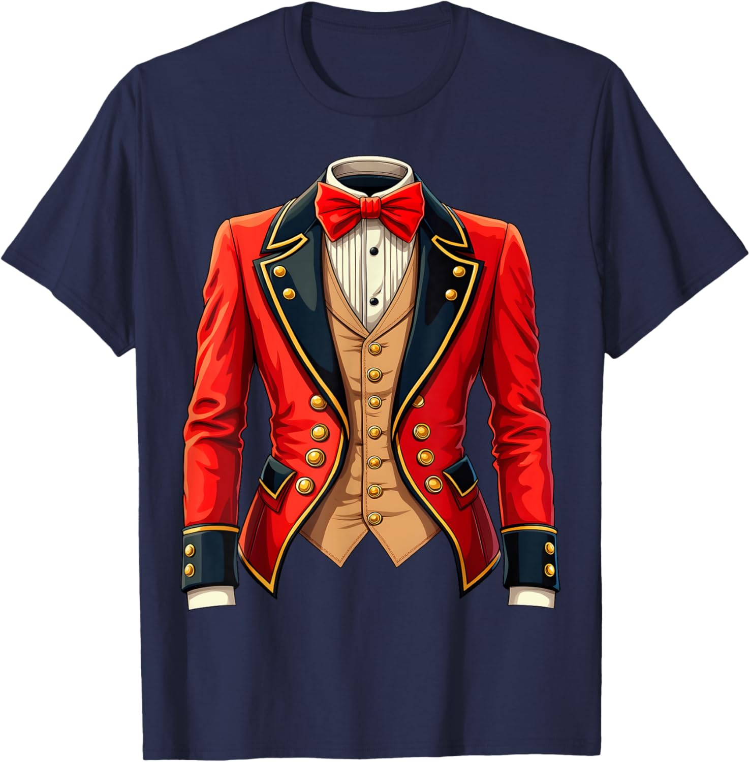 Ringmaster Costume Jacket for Circus Performers - Fun T-Shirt Design - 3