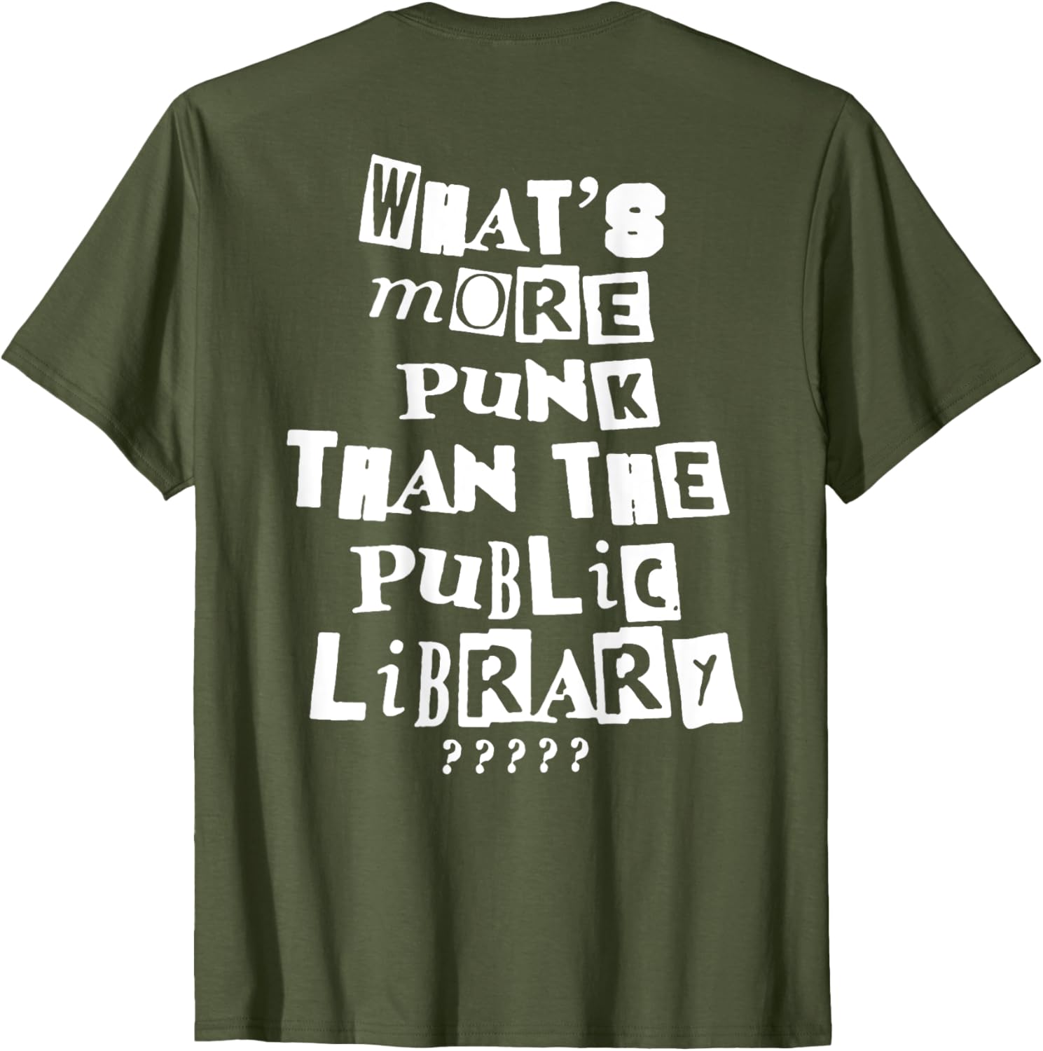 Punk Library T-Shirt for Book Lovers - Trendy and Unique Fashion Tee - 11