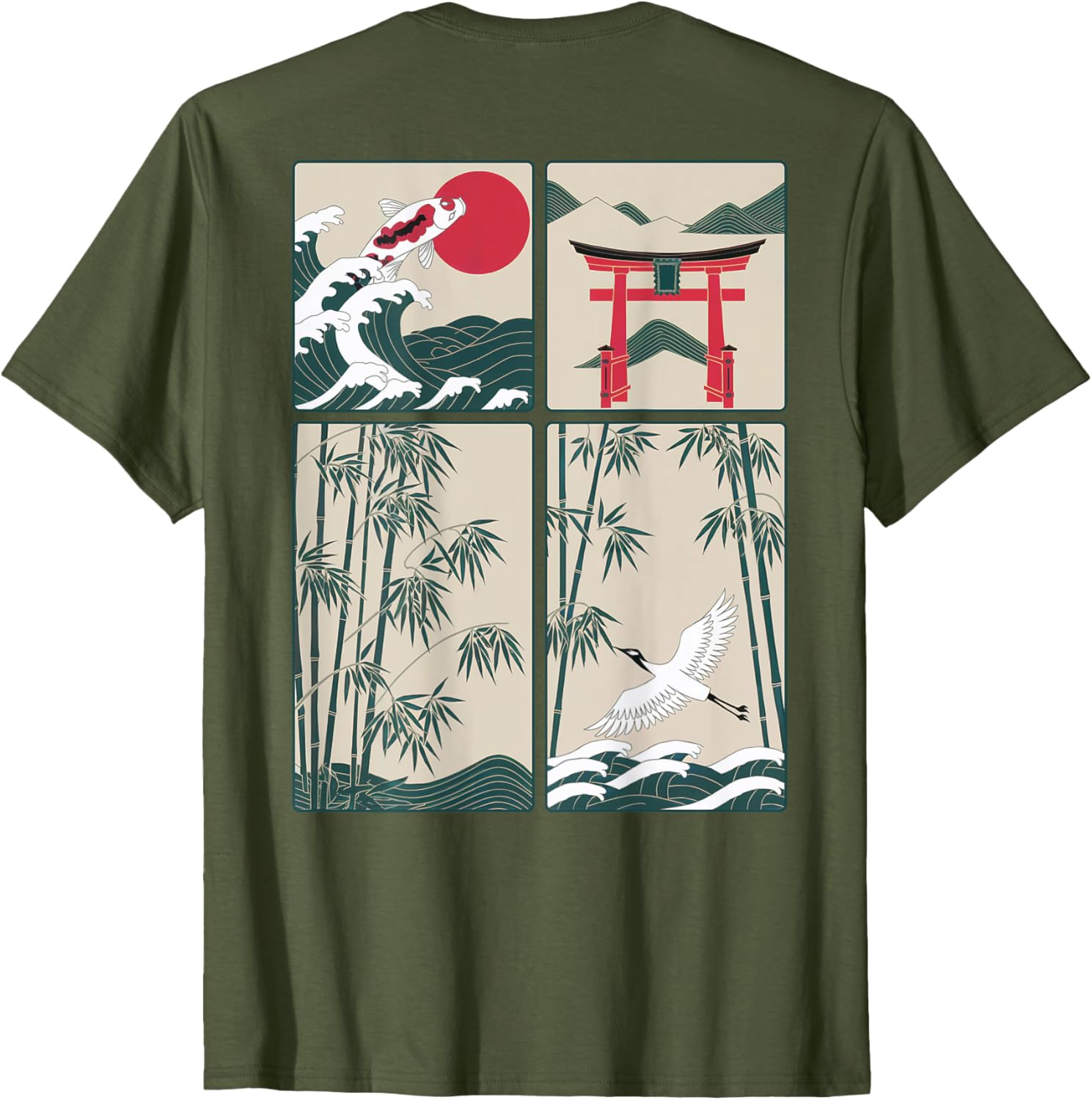 Japanese Koi Fish Great Wave Kanagawa T-Shirt for Stylish Aquatic Lovers - 11