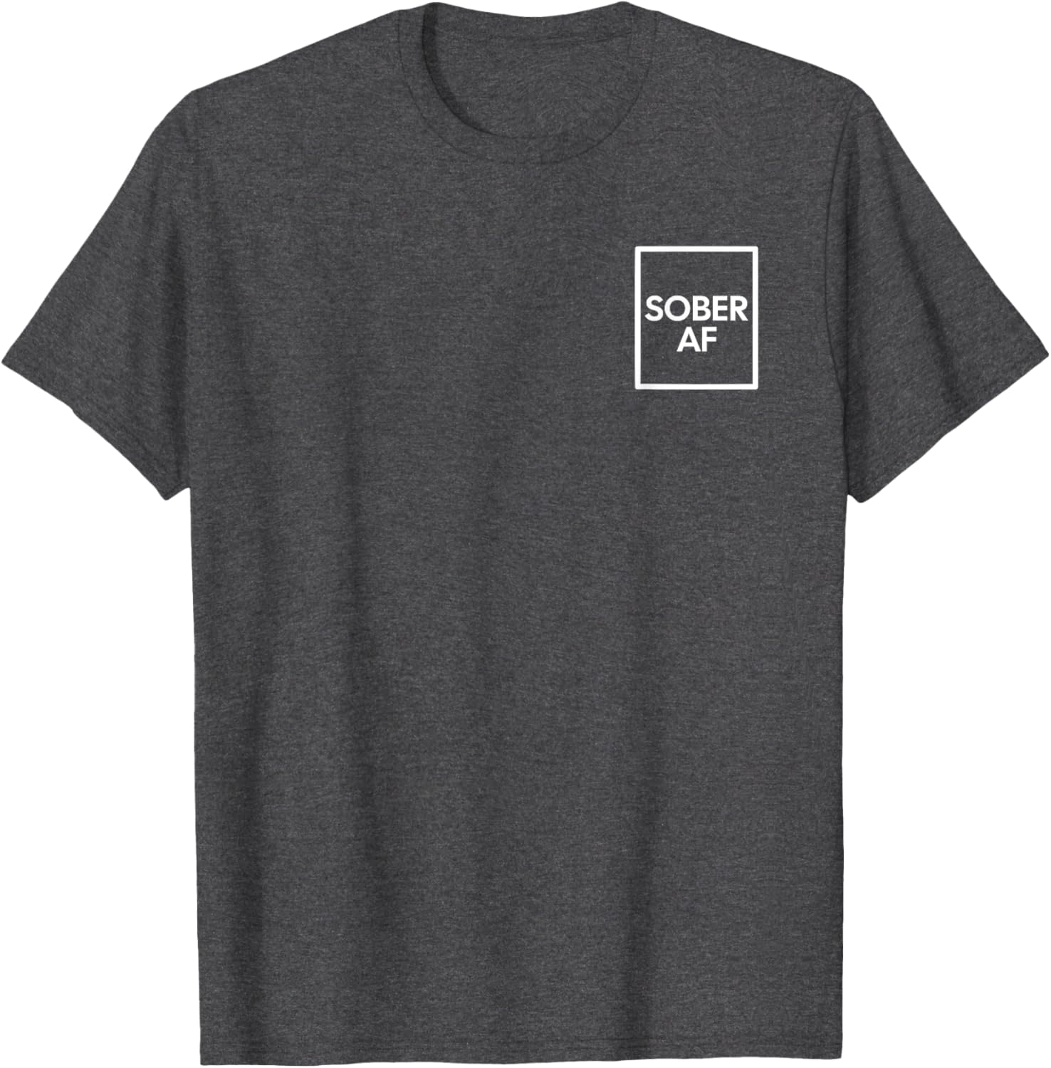 Funny Sober AF Sobriety Anniversary T-Shirt for AA Recovery Support - 3