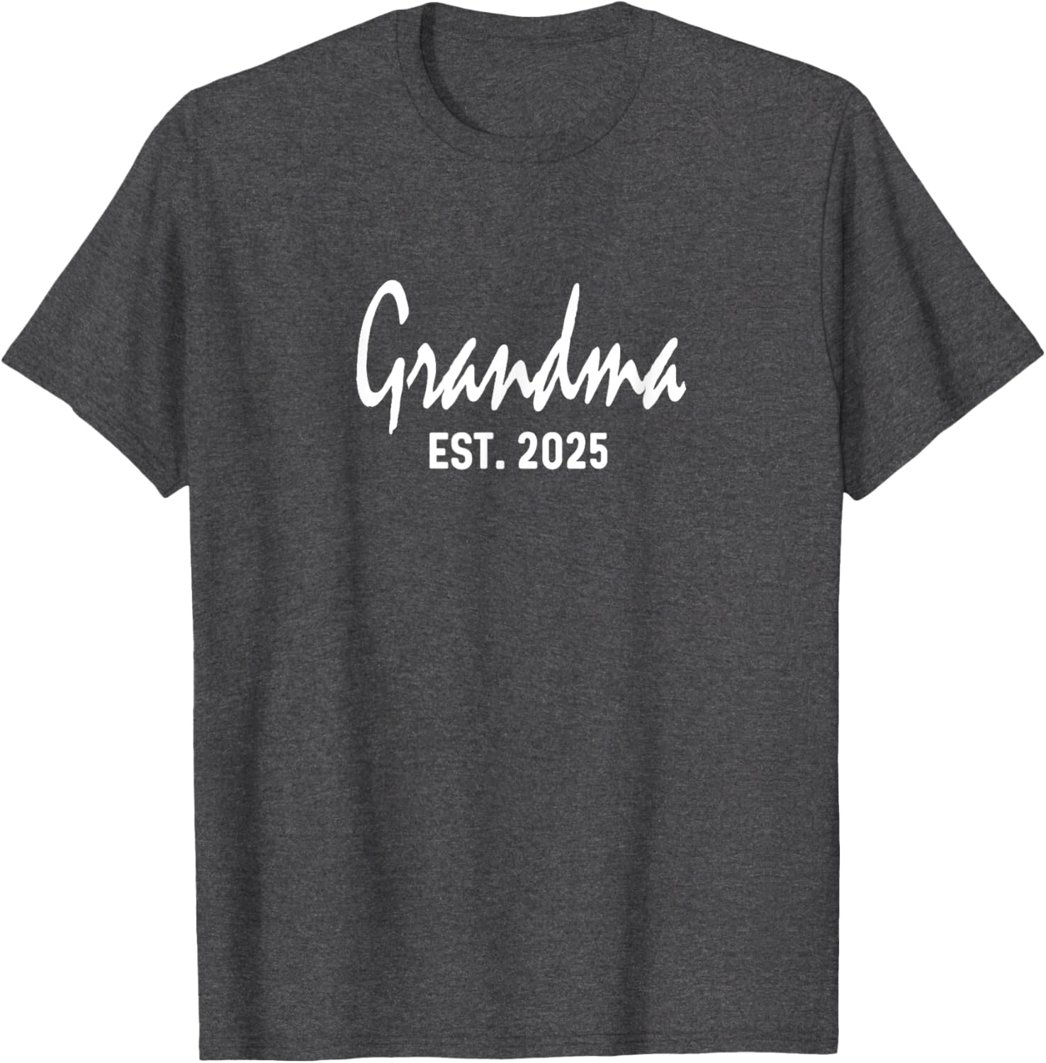 Grandma Est 2025 Expecting Reveal Surprise T-Shirt for New Grandparents - 22