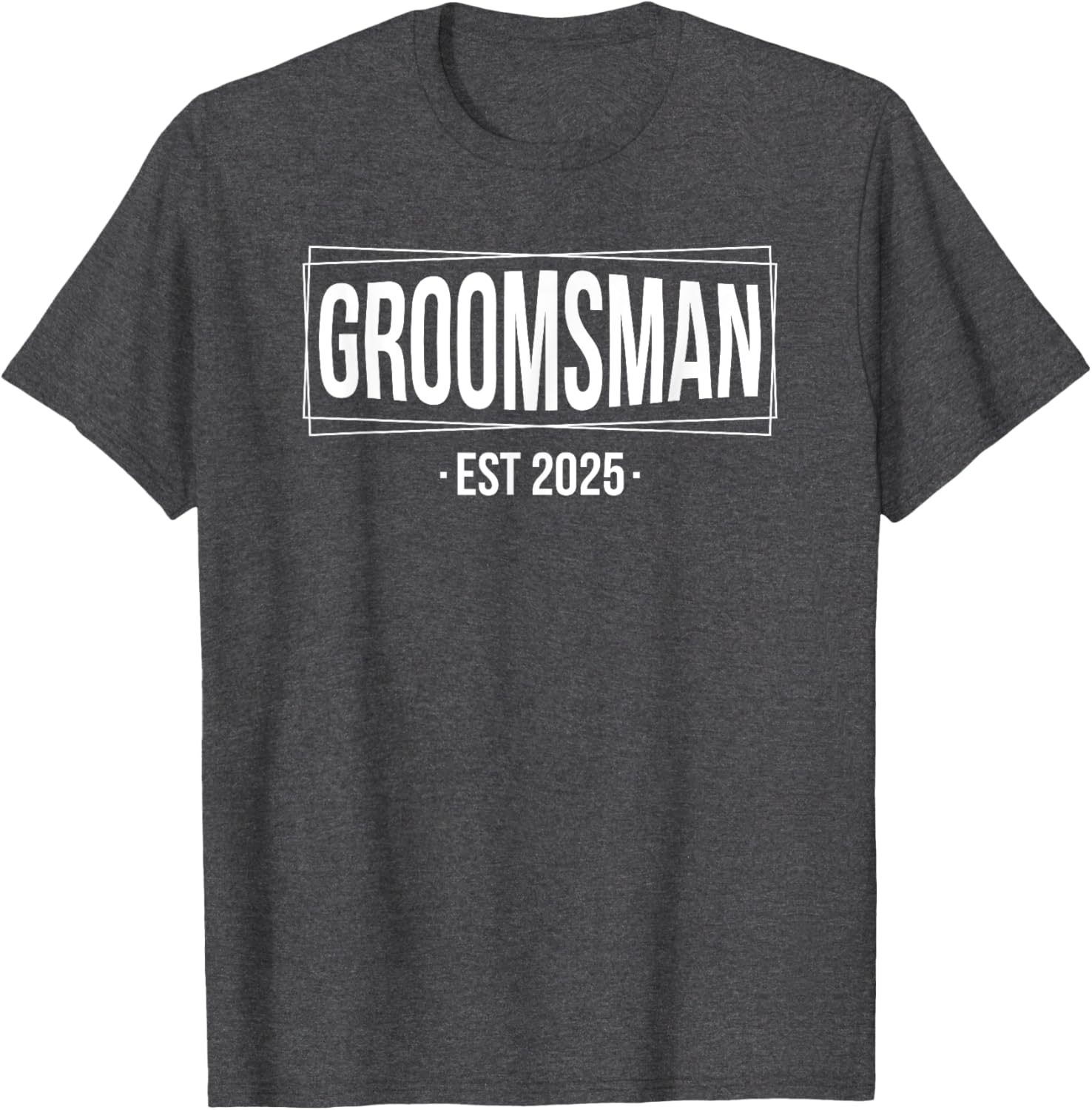 Groomsmen Est 2025 Matching T-Shirt for Wedding Bachelor Party Fun - 3