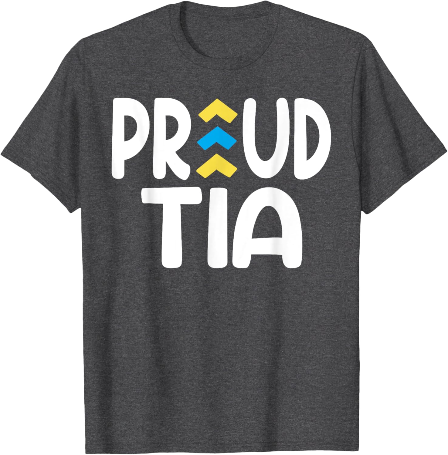 Proud Tia World Down Syndrome Day Awareness Socks and Aunt T-Shirt - 6
