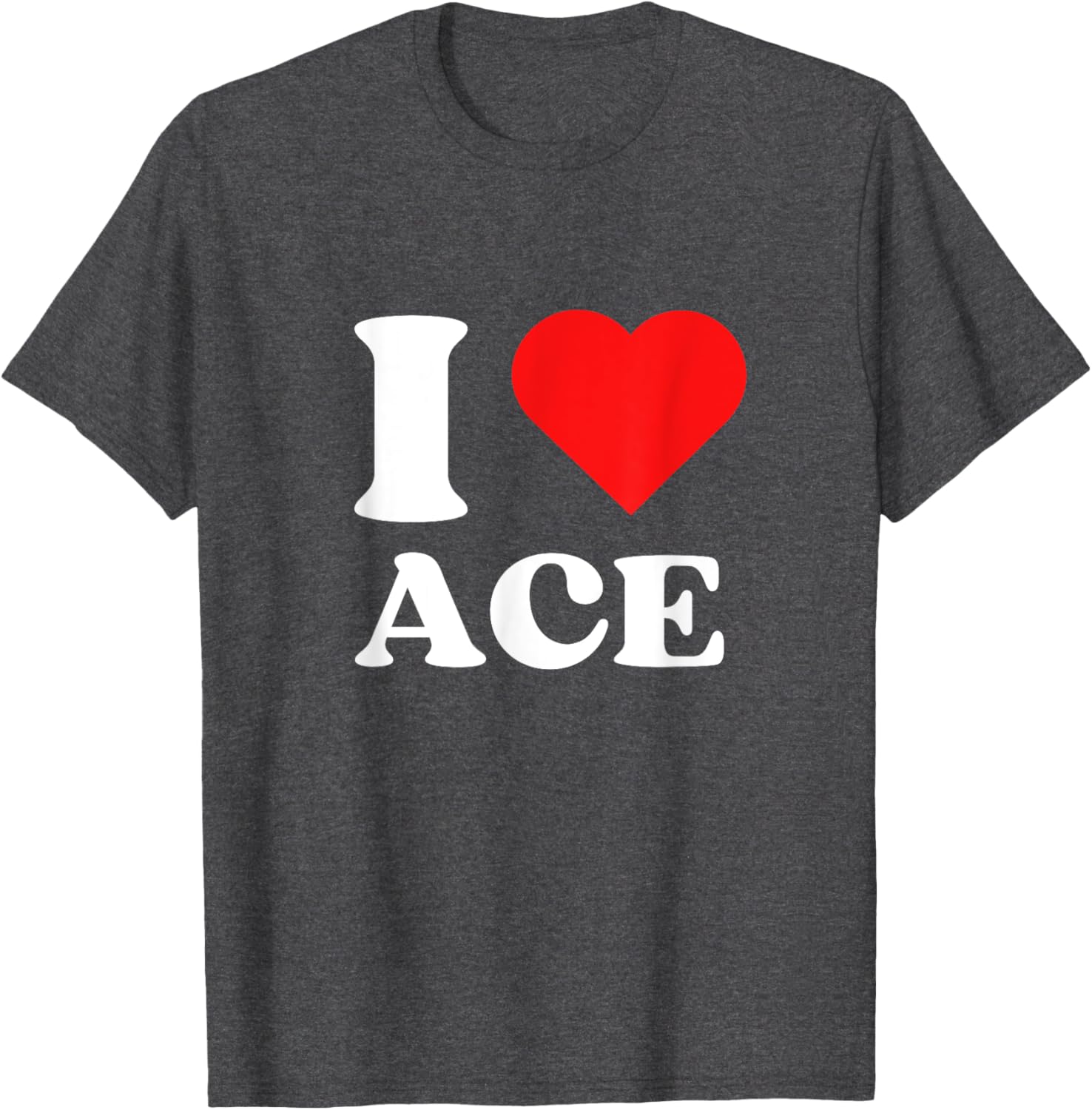 I Love Ace Y2K Valentine's Day T-Shirt for Trendy Fashion Lovers - 9