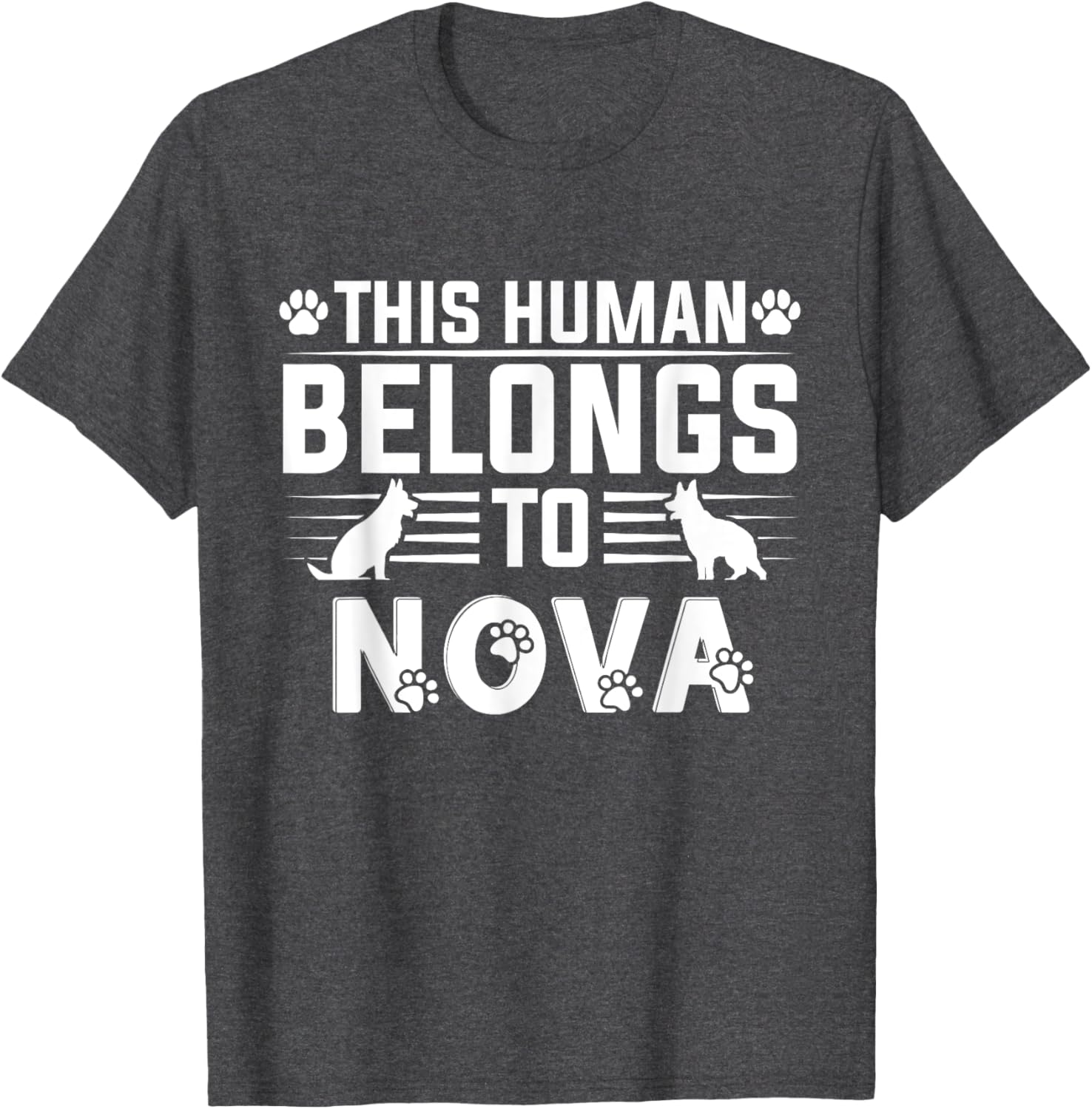 Personalized Nova Dog T-Shirt for Men, Women, Girls, and Kids - 12