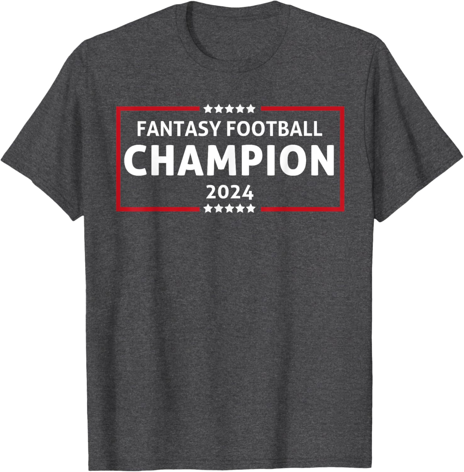 Fantasy Football Champion 2024 T-Shirt for League Winners and Fans - 2