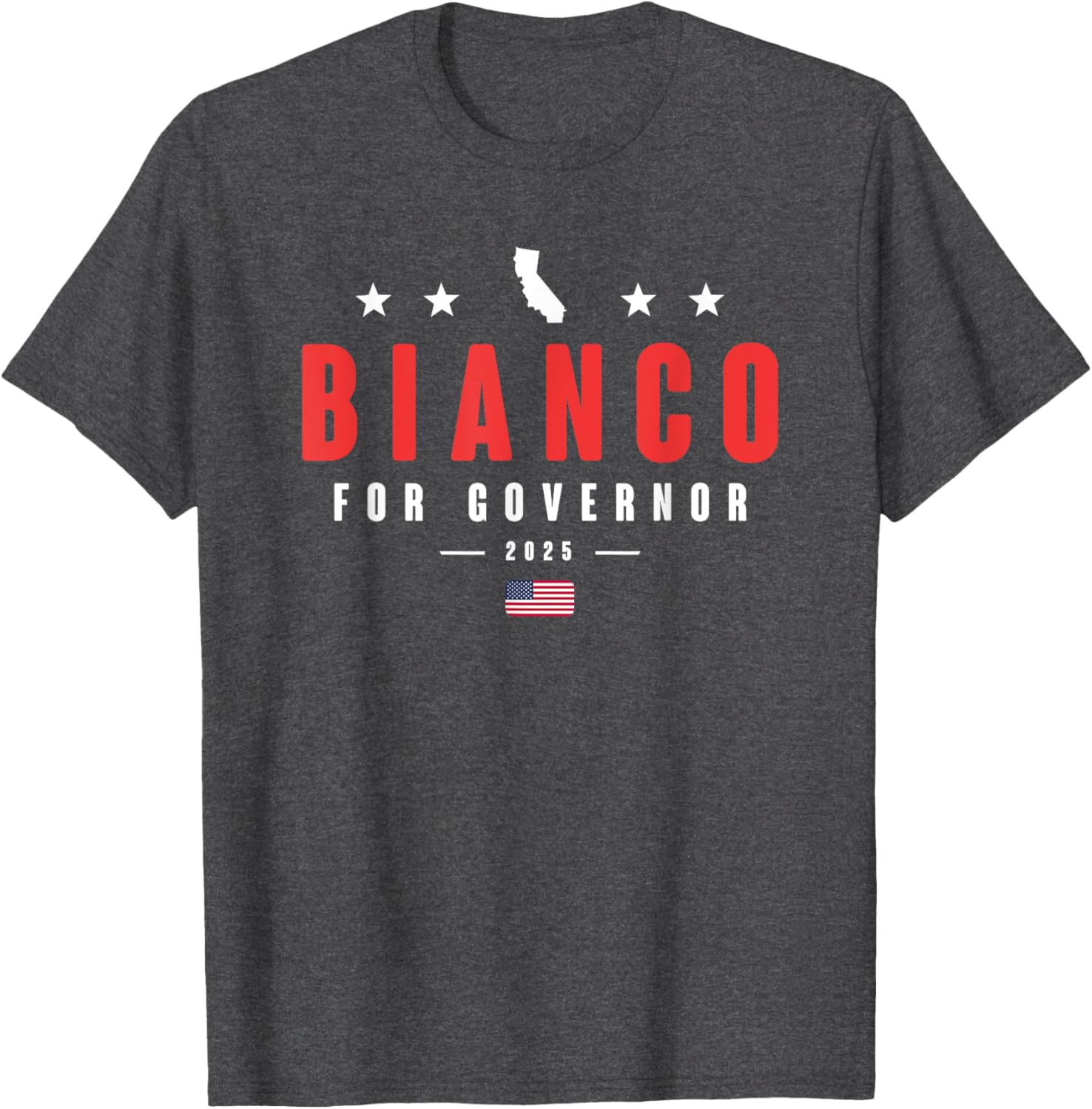 Bianco for Governor T-Shirt - Stylish Political Apparel for Supporters - 6
