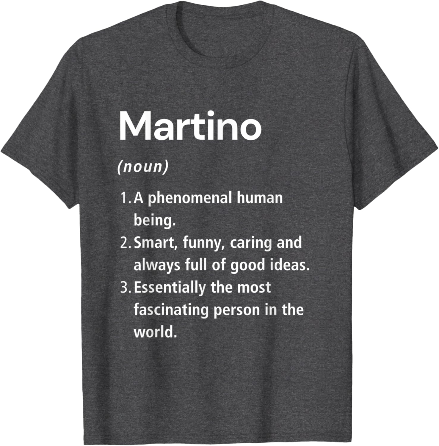 Funny Martino Name Definition T-Shirt for Unique Style and Humor - 2
