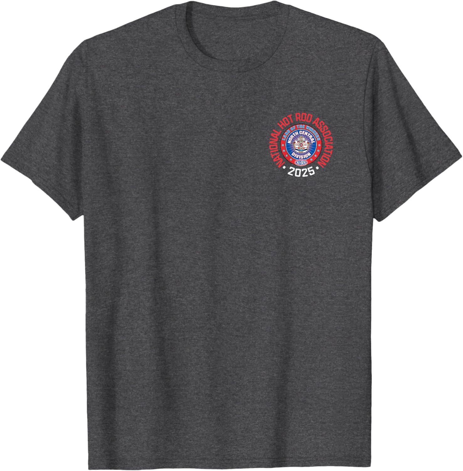 NHRA North Central Division Circle Logo T-Shirt for Racing Fans - 13