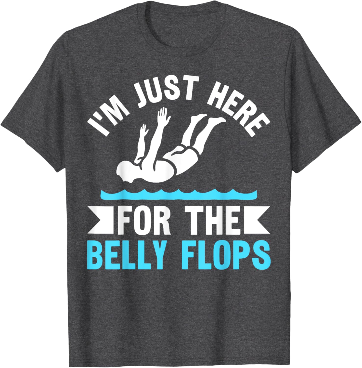 Bellyflop Champion T-Shirt for Experts in Fun Dive Competitions - 5