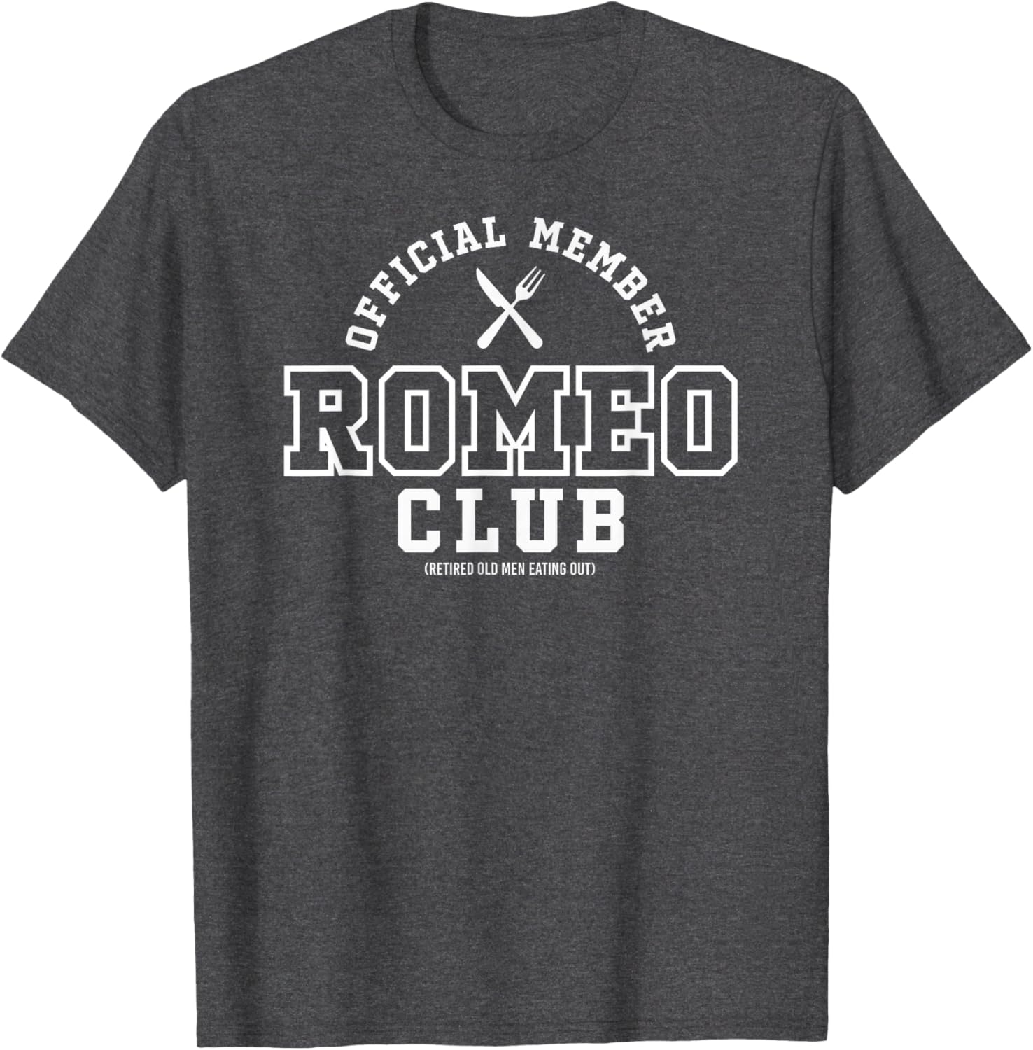 Official Member ROMEO Club White Print T-Shirt for Stylish Comfort - 6
