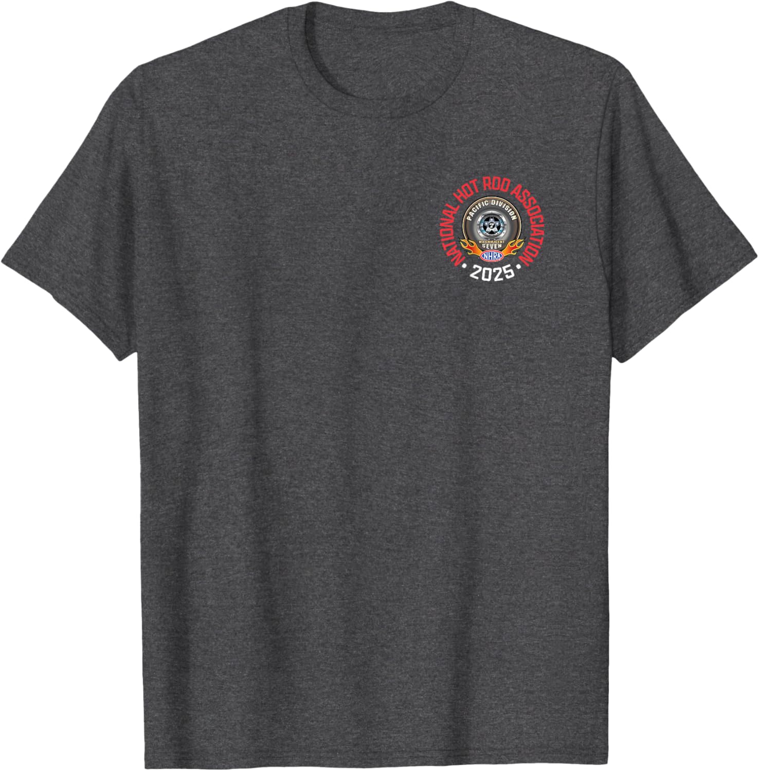 NHRA Pacific Division Circle Logo T-Shirt for Racing Fans and Enthusiasts - 8