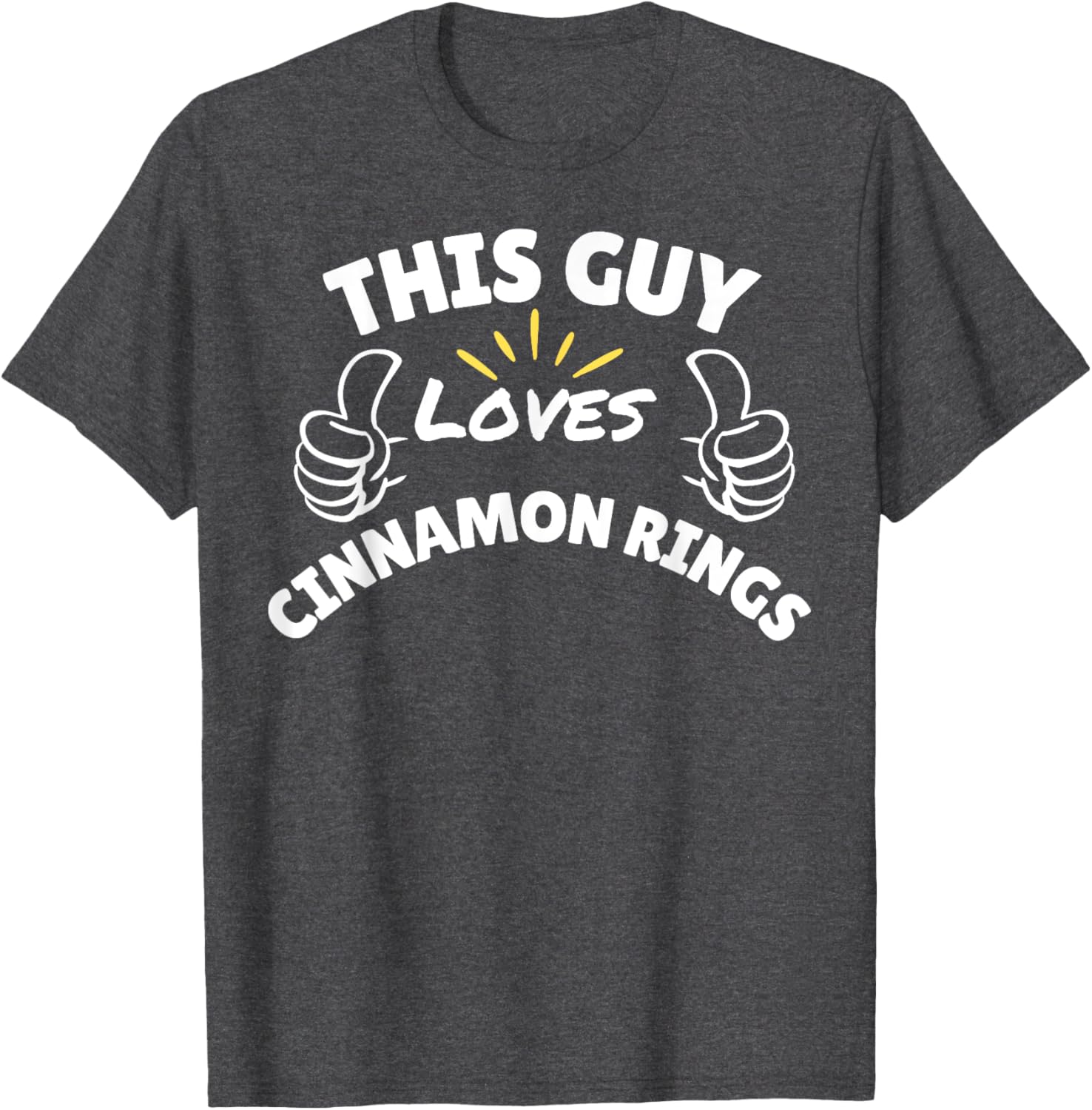 Funny Cinnamon Rings Graphic T-Shirt for Food Lovers and Snacks Fans - 19