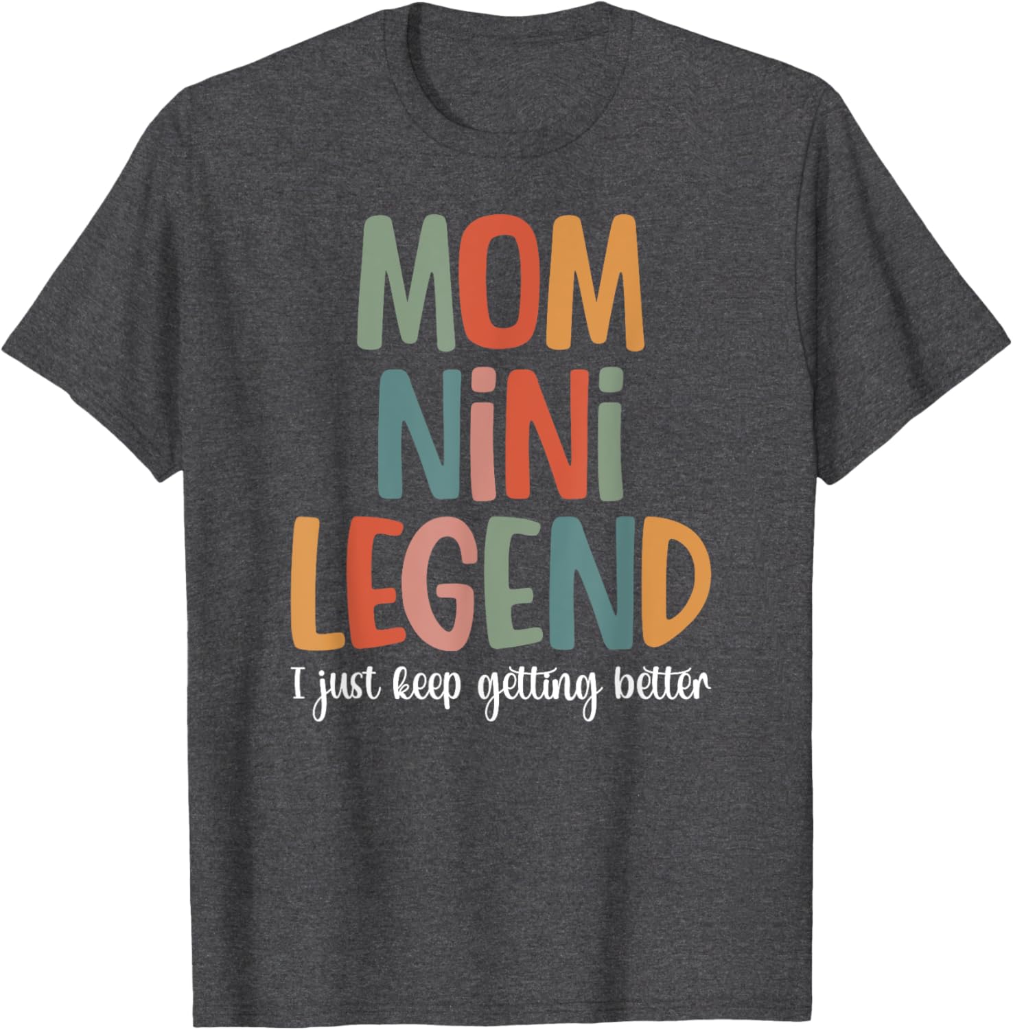 Mom Nini Legend T-Shirt for Grandmothers – Cute and Stylish Gift Idea - 13