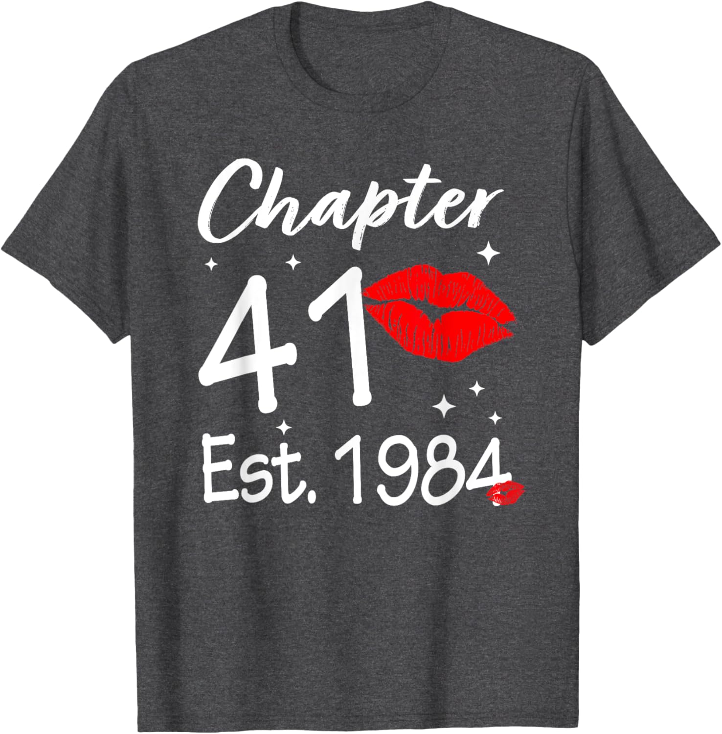 Happy 41st Birthday Women T-Shirt Chapter 41 EST 1984 Gift Idea - 2