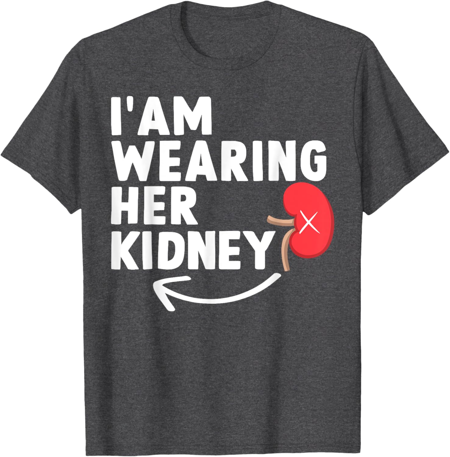 Funny Kidney Transplant Donor Wife T-Shirt for Supportive Families - 7