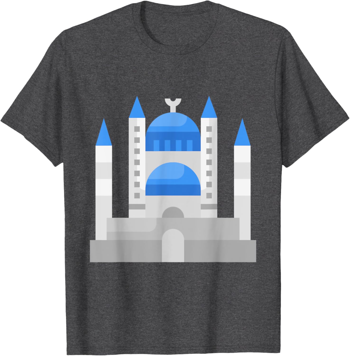 Istanbul Sultan Ahmet Blue Mosque Muslim T-Shirt for Men and Women - 11