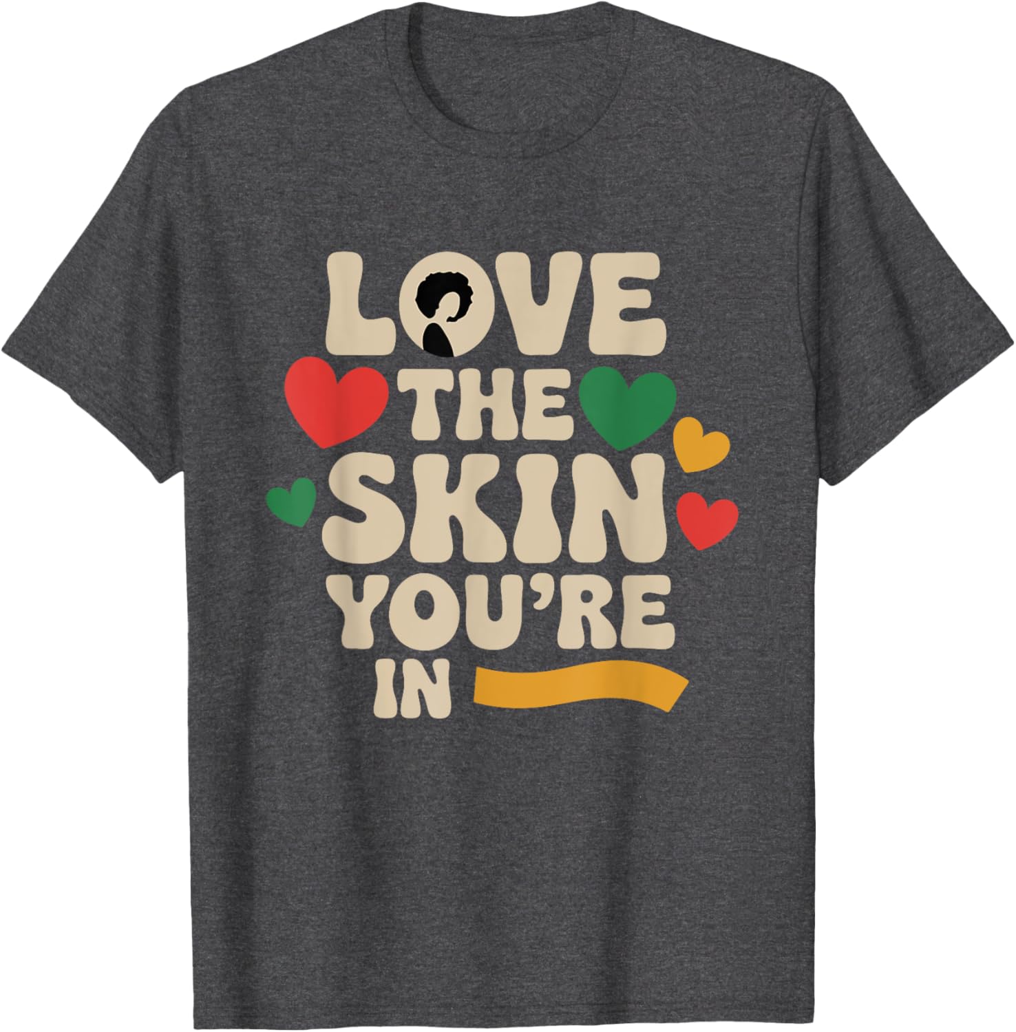 Proud Afro Educated Black Woman T-Shirt Love Your Skin Fashion Tee - 8