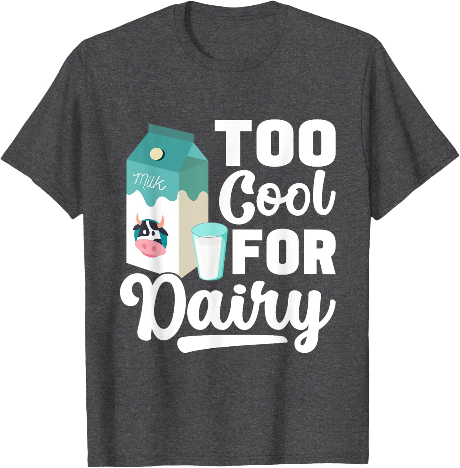 Cute Lactose Intolerance Boy T-Shirt for Dairy Allergy Awareness - 1