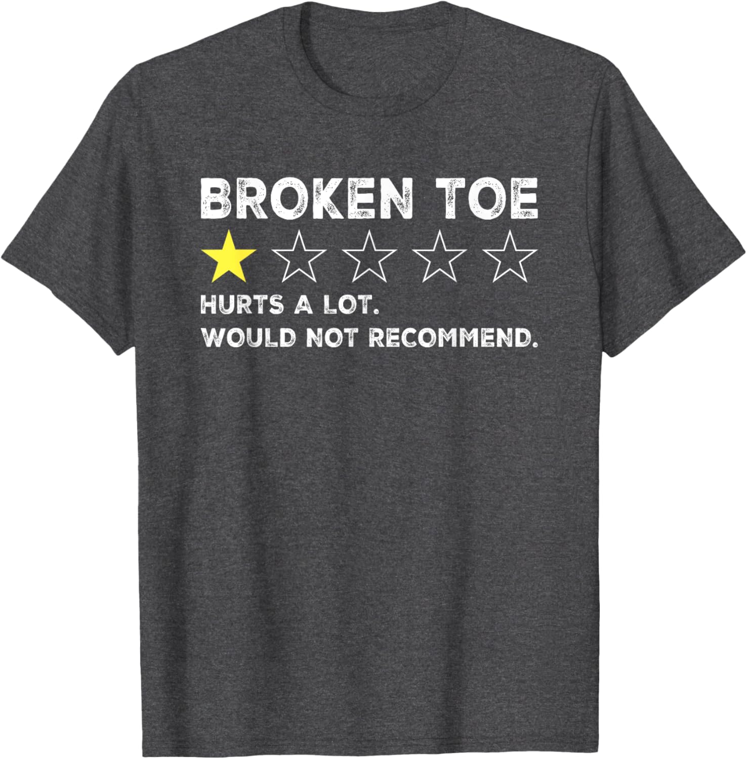 Funny Get Well Soon T-Shirt for Broken Toe Injury Recovery Humor - 18